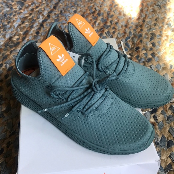 adidas pharrell williams tennis hu raw green